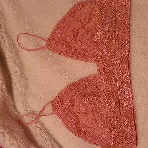 Free People Pretty Pink Bralette - XL - NWT